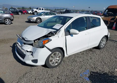 2012 Toyota Yaris Le z USA, uszkodzony, nr VIN JTDKTUD35CD525726